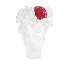Rose Passion Handmade Crystal Table Vase-55178661-55178658