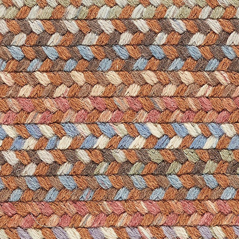 Millfield Handmade Braided Wool Bombay Area Rug, Oval 2' x 3'