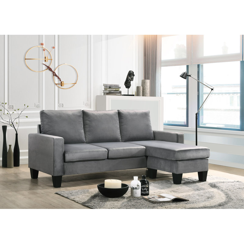 Jessica G0511-SCH Sofa Chaise, Gris