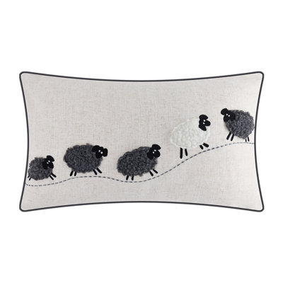 Embroidered Pillow Cover