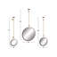 Ensemble de 3 miroirs muraux Cline