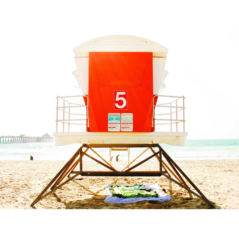 Orange Beach Tower - Photographie sur toile tendue, H 36 po x l 48 po