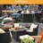 Anthone Square Steel, Stainless Steel, Marble, PE Rattan Propane Smokeless Fire Pit Table with Hidden Fuel Tank