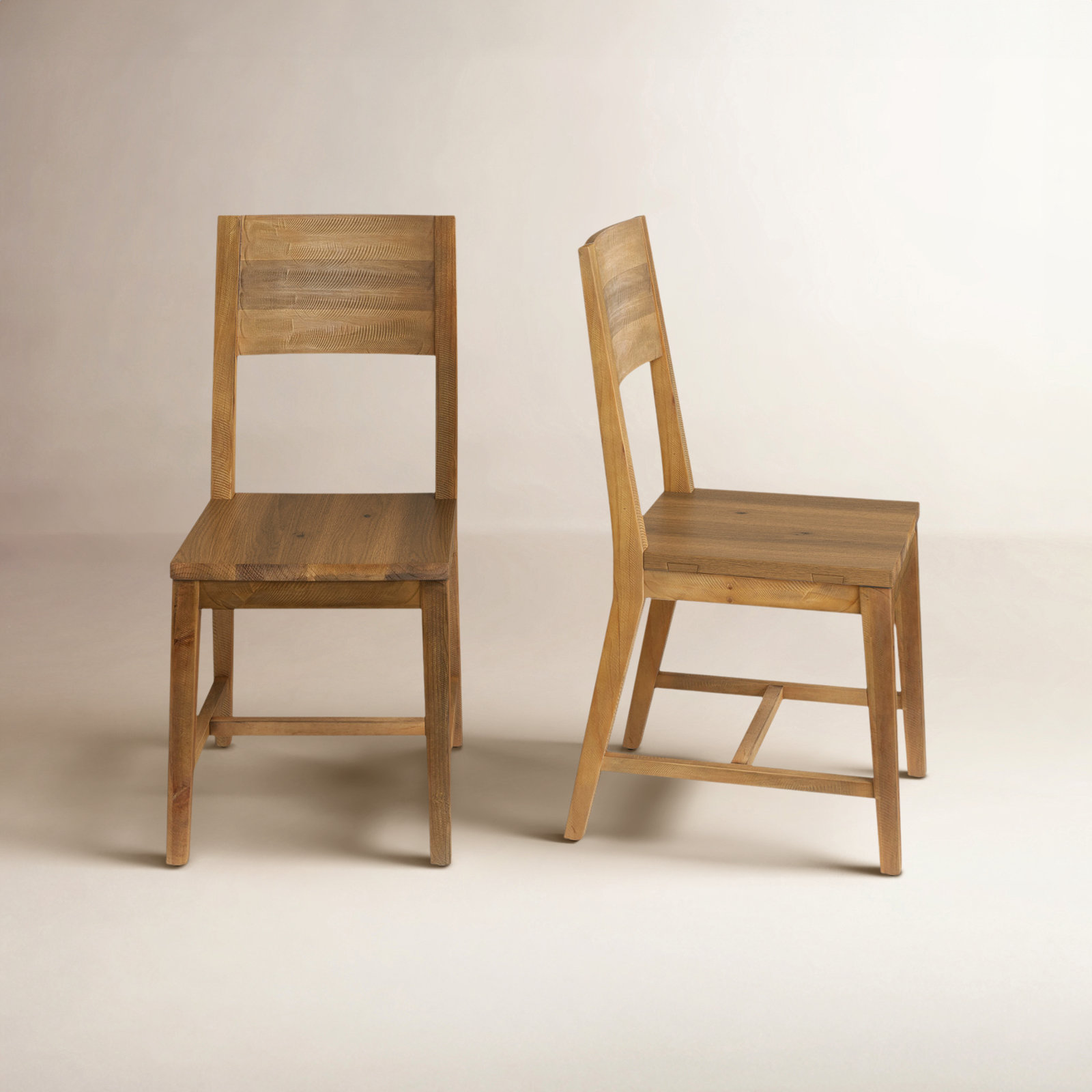 Lafond Pine Side Chair, Natural