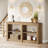 59" Console Table with Storage Shelves-1892560290