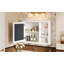 Armoire à pharmacie murale 36 po x 28 po avec miroir et tablette réglable, solution de rangement moderne pour salle de bain