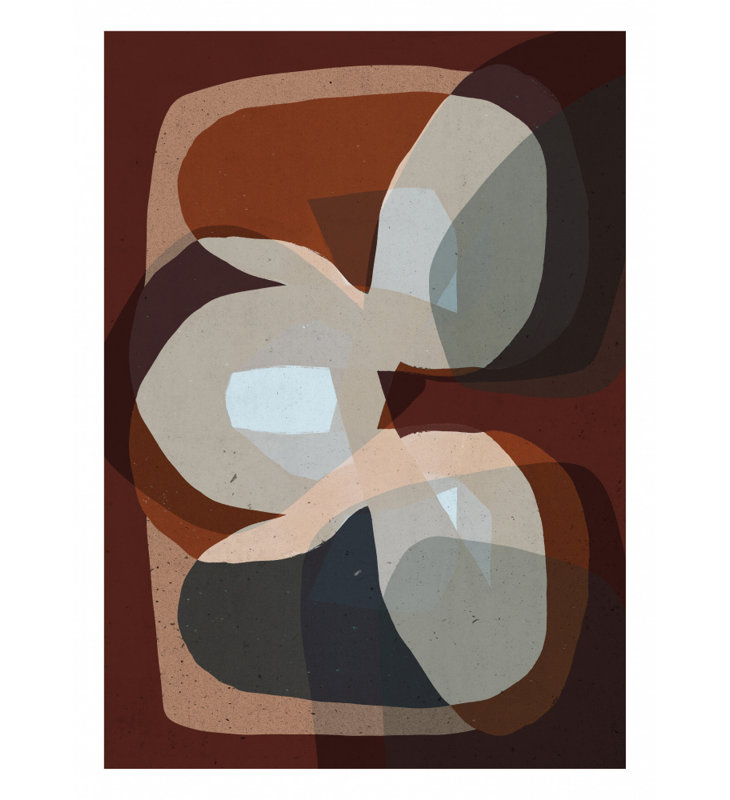 Layers Of Earth Print by Other Artist, Framed Canvas, 40 × 60, White