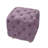 Velvet Upholstered Ottoman, Exquisite Small End Table, Soft Foot Stool,Dressing Makeup Chair, Comtable Seat  , Bedroom, Entrance-1903420067