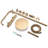 Thermostatic Shower System,  Brushed Gold