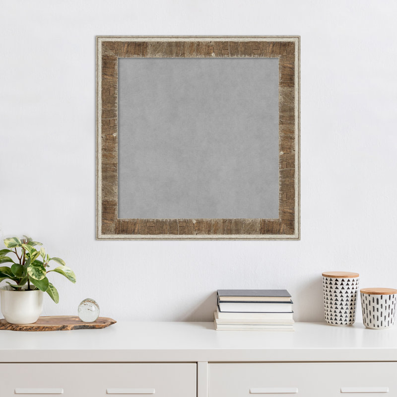 Tableau magnétique Farmhouse Brown, H 25 po x l 25 po