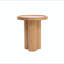 Table de bout ronde en bois massif