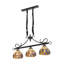 Luminaire suspendu pour îlot de cuisine 3 lumières