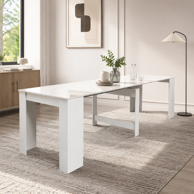 Extendable Console Dining Table