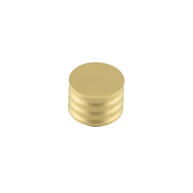 Hoxton 30mm Round Knob, Satin Brass