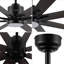 Ventilateur de plafond 66 pouces à 8 pales avec télécommande et ensemble d'éclairage inclus-871005837