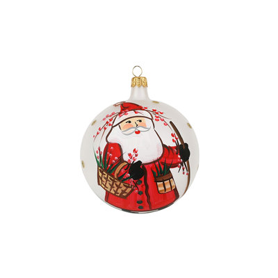 Old St. Nick 4'' Handmade Glass Plants & Flowers Ornament