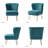 Euclid Velvet Side Chair-217344486