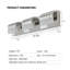 Luminaire de salle de bain 3 lumières DEL Modern Chrome-1062194144-1062194145-1062194147