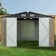 10 ft. W X 8 ft. D Metal Tool Shed