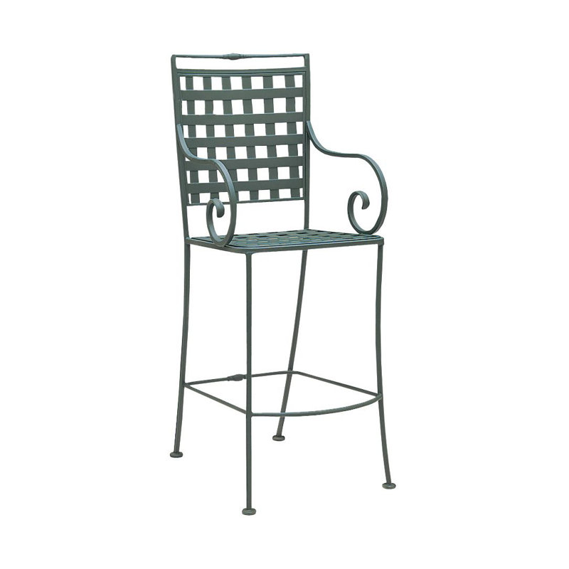 Sheffield Outdoor Bar Stool, Matte White