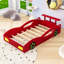 Lit plateforme simple en forme de voiture avec lattes-497445343