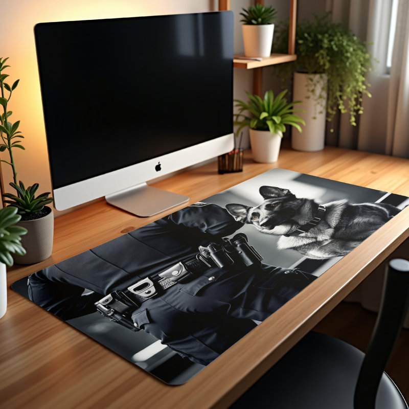 Polyester Desk Pad, 31.5x15.5