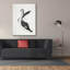  «Long Bills Bird» par Stellar Design Studio, art mural sur toile, 40 po x 54 po