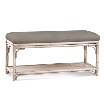 Banc de rangement en osier Summer Retreat