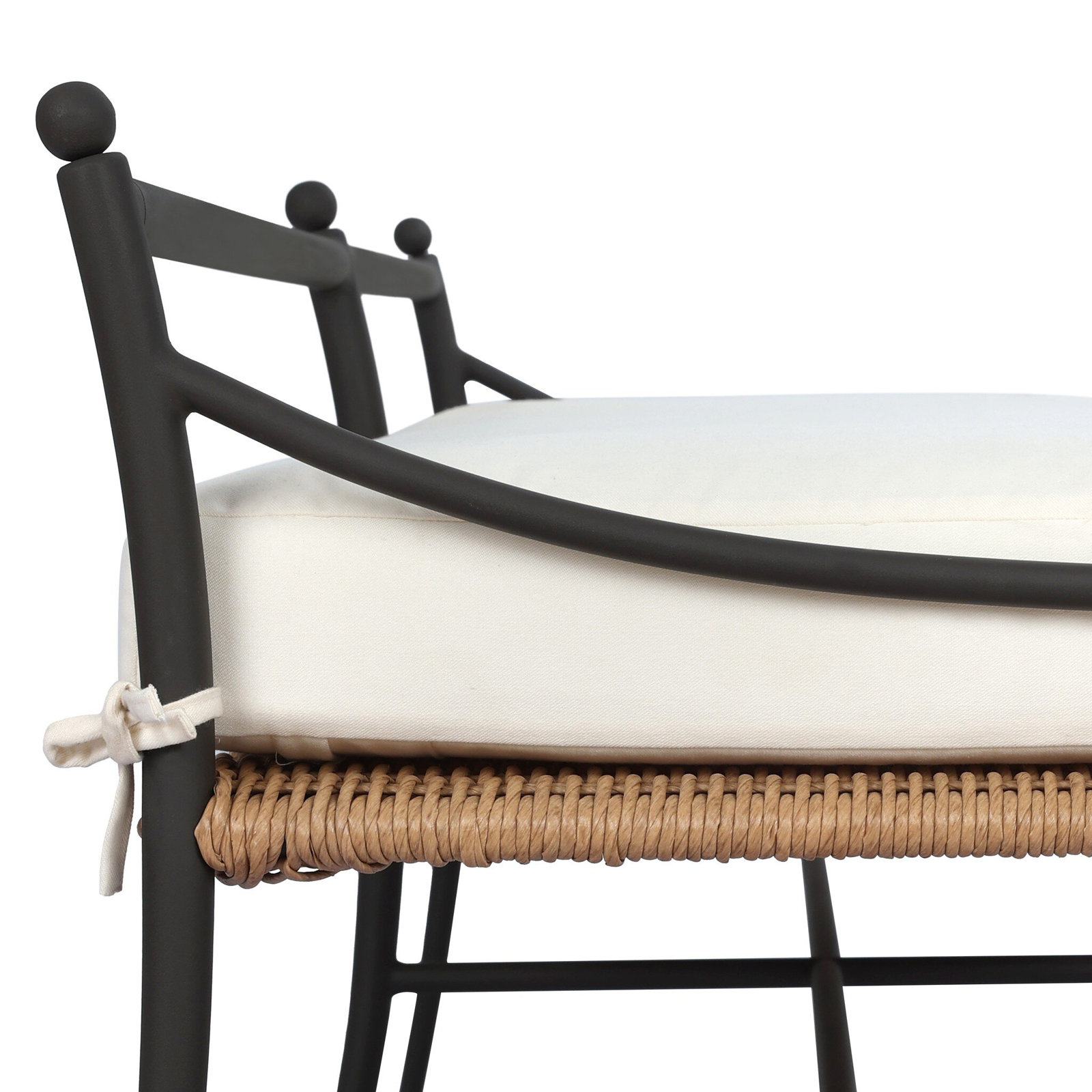 Mae 65'' Steel Outdoor Bench
