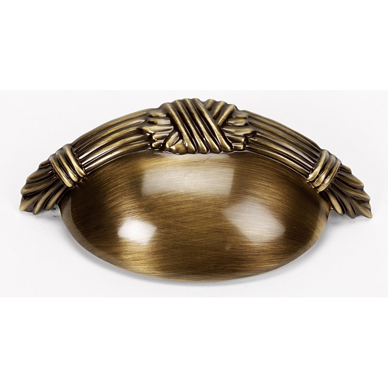 Poignée de porte-gobelet 3 "Ribbon and Reed, Antique English