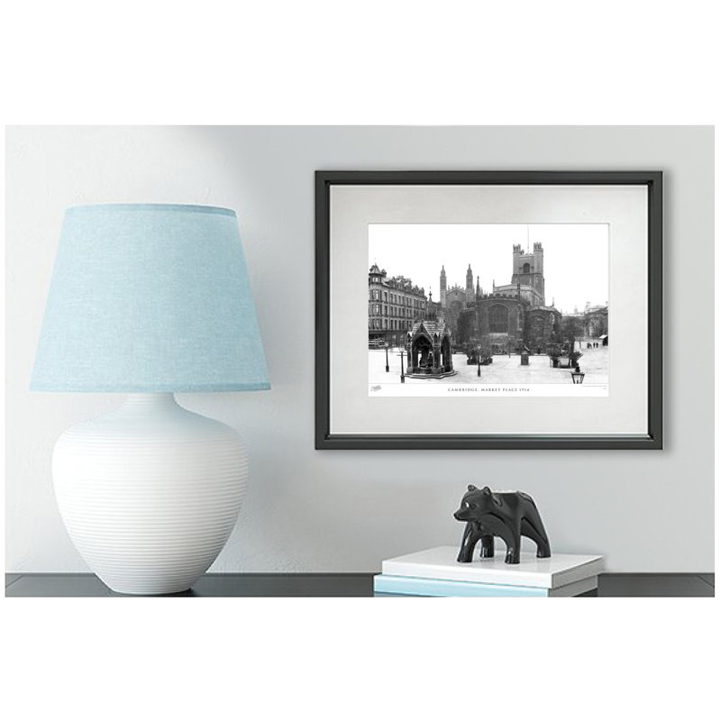 Cambridge, Market Place 1914 by Francis Frith - Single Picture Frame Print, 45cm H x 60cm W x 2.3cm D