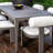  Polanco Outdoor Aluminum Dining Table