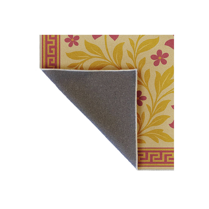 Tapis tissé crème à motif géométrique lavable Mosso, 3'11" x 5'11"