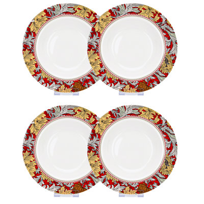 Autumn Garden Fine China Soup Plate