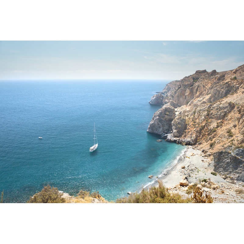 Bay in Spain 1 Piece Wrapped Canvas Wall Art, 30cm H x 46cm W x 3.8cm D