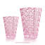 Vases de table en verre rose Pyramid