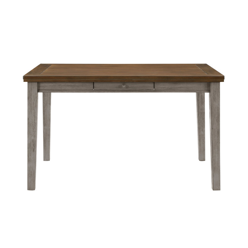 Table de salle à manger à deux tons Traditional