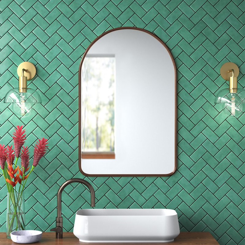 Jodyne Accent Mirror, 36" x 24", Bronze