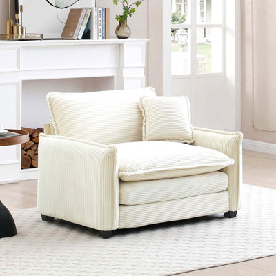 Canapé confortable à siège profond simple - avec un oreiller