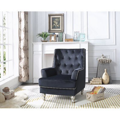 Fauteuil noir élégant Elegant