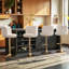Tabouret de comptoir rembourré à hauteur ajustable-1824936682
