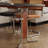 A rectangular retro dining table for home use-1497262127