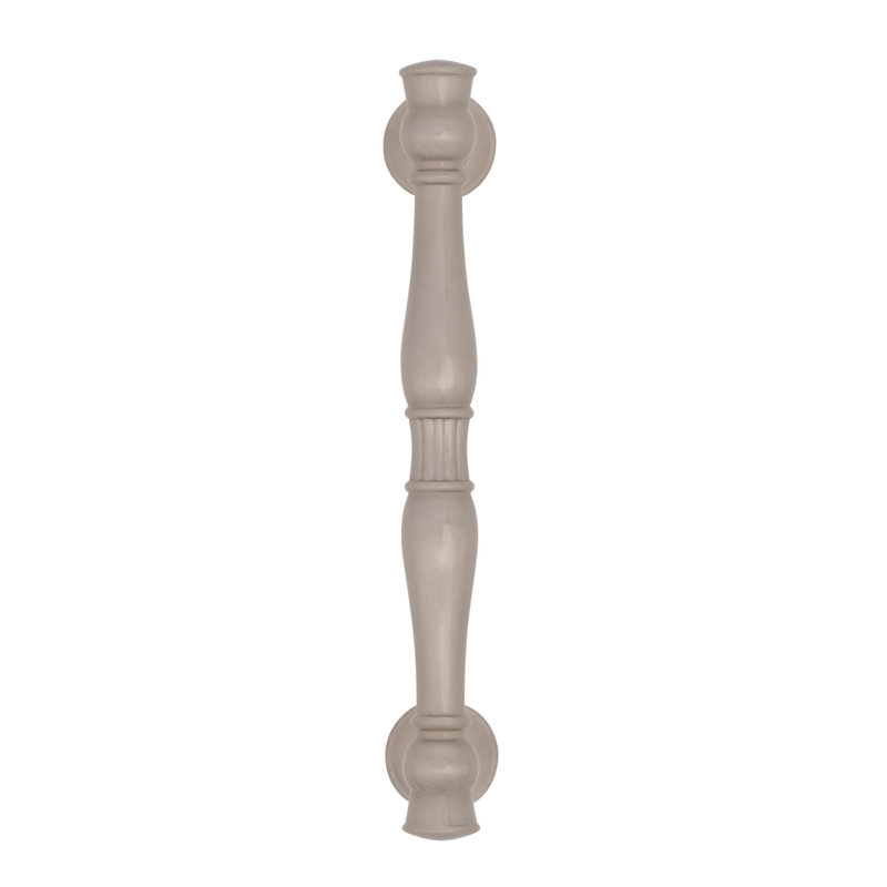 Poignée barre Crawford, Nickel satiné, 3.75"