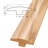 0.63" x 2" x 78" Red Oak T-Moulding-71599630