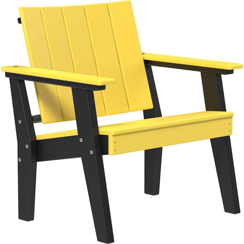 Fauteuil Urban Chat, Jaune / Noir