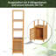 Solid Wood Freestanding Bathroom Cabinet