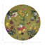 Sous-verres ronds en cuir Flora Fauna-119015155