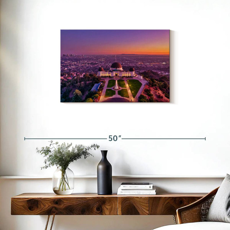 Sireci Griffith Observatory, 20" H x 30" W