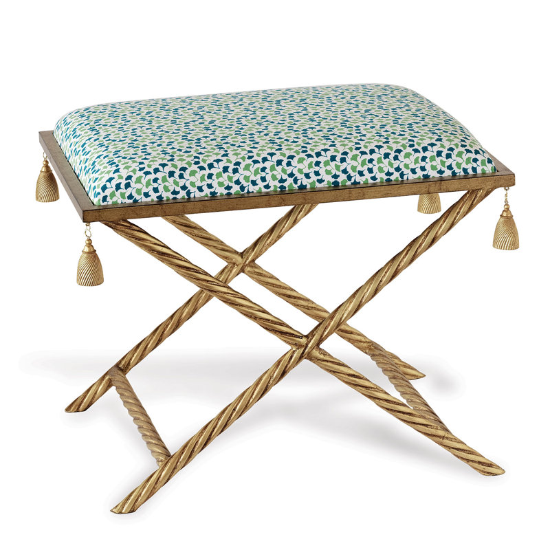 Madcap Cottage Upholstered Accent Stool