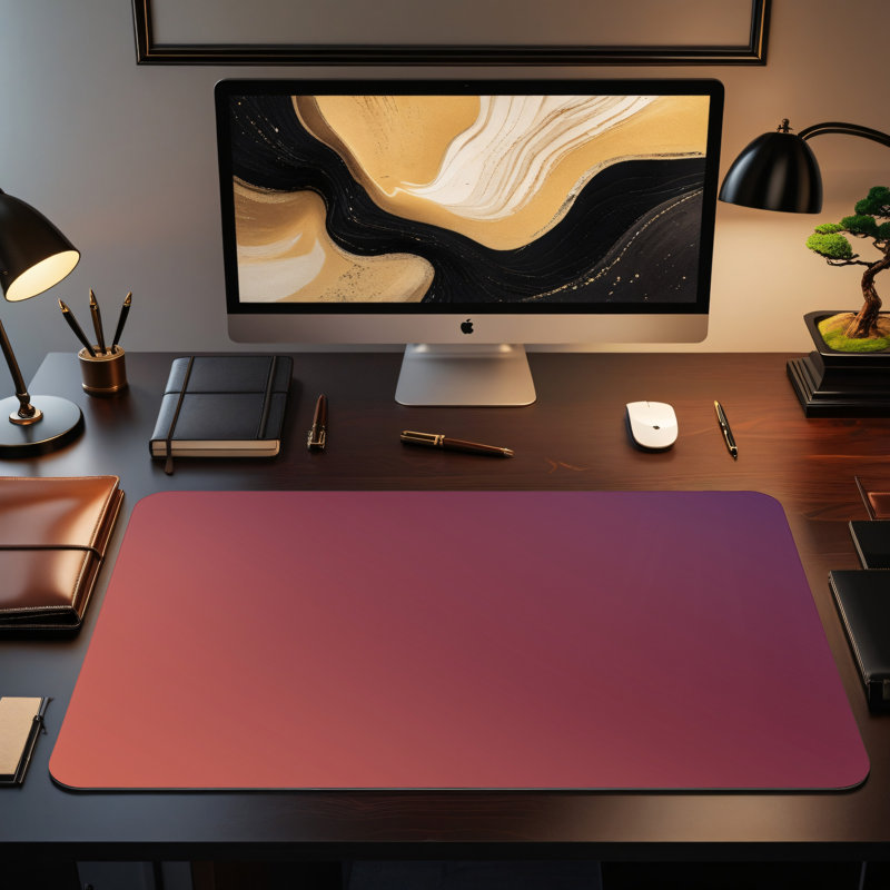 Polyester Desk Pad, 31.5x15.5
